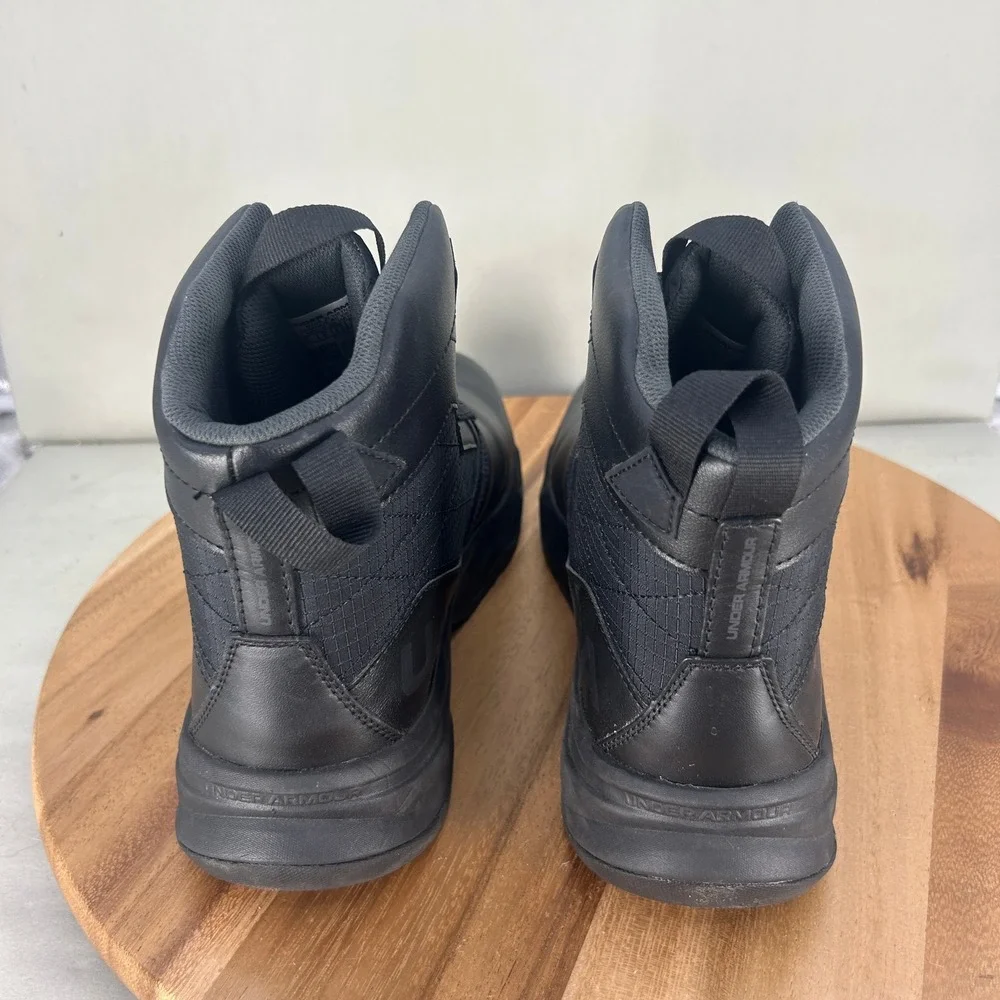 Under Armour Mens Micro G Valsetz Mid Tactical Boots Black 3025578-001 Size 10